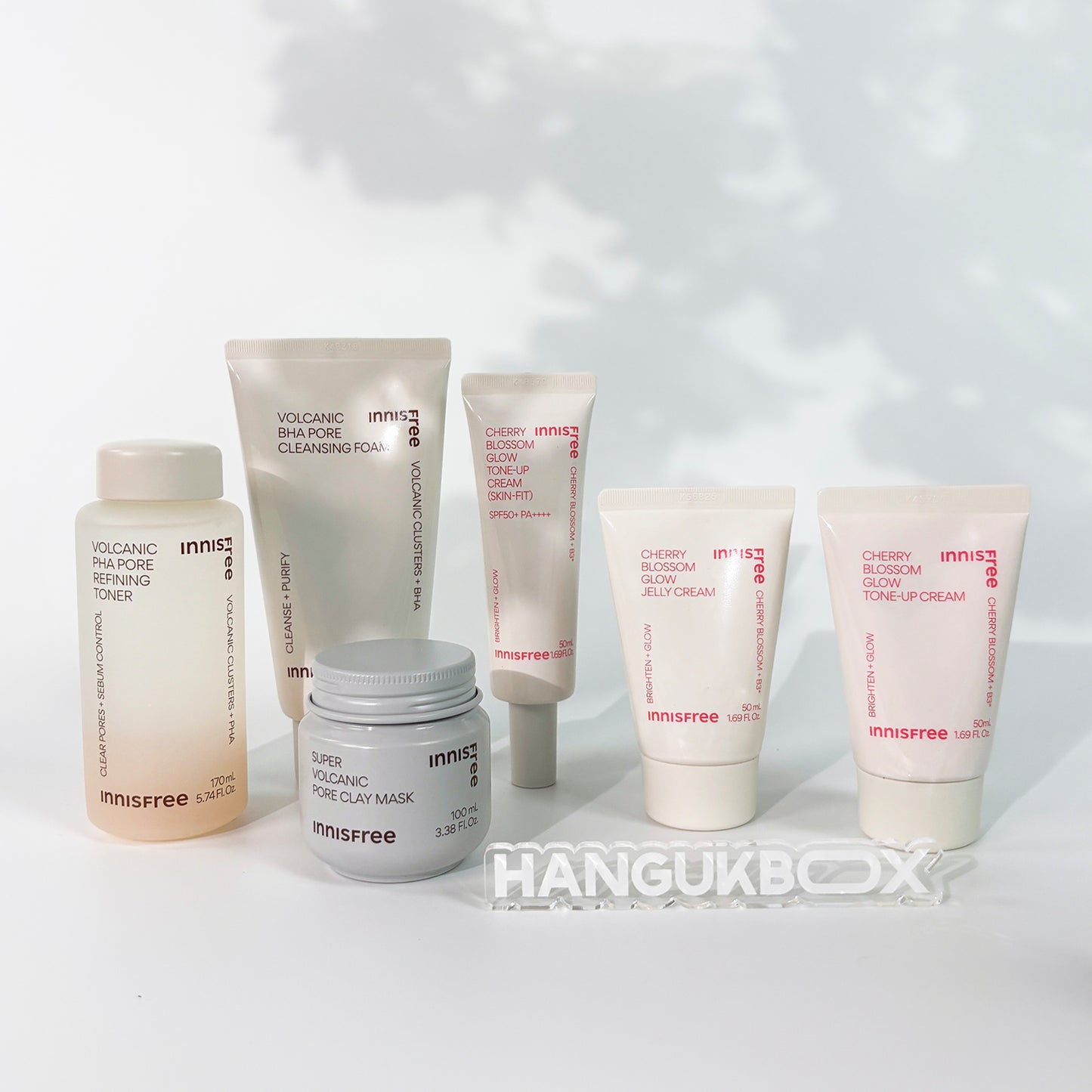 Cherry Blossom & Volcanic Skincare Box items