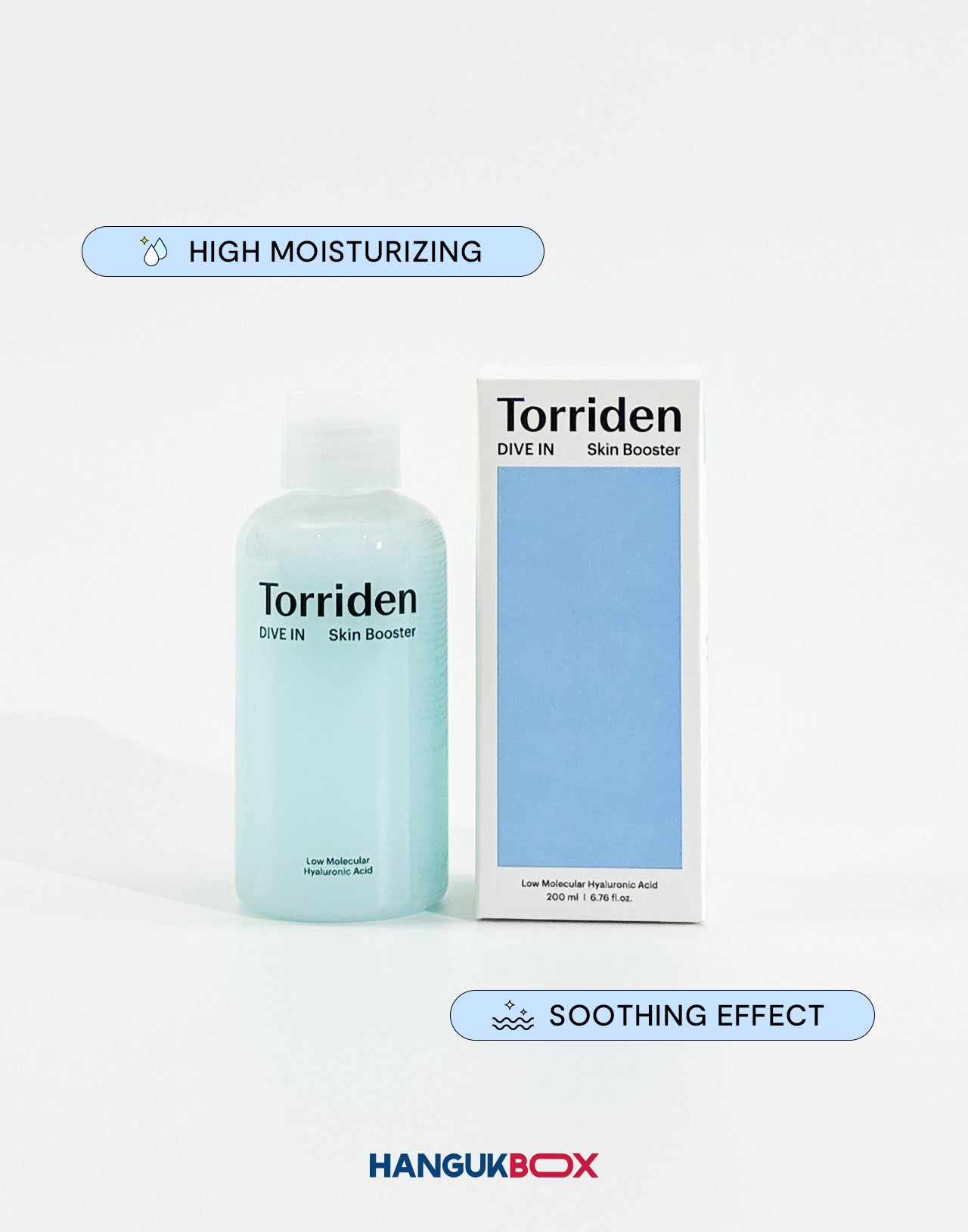 Torriden DIVE-IN Low Molecular Hyaluronic Acid Skin Booster with packaging