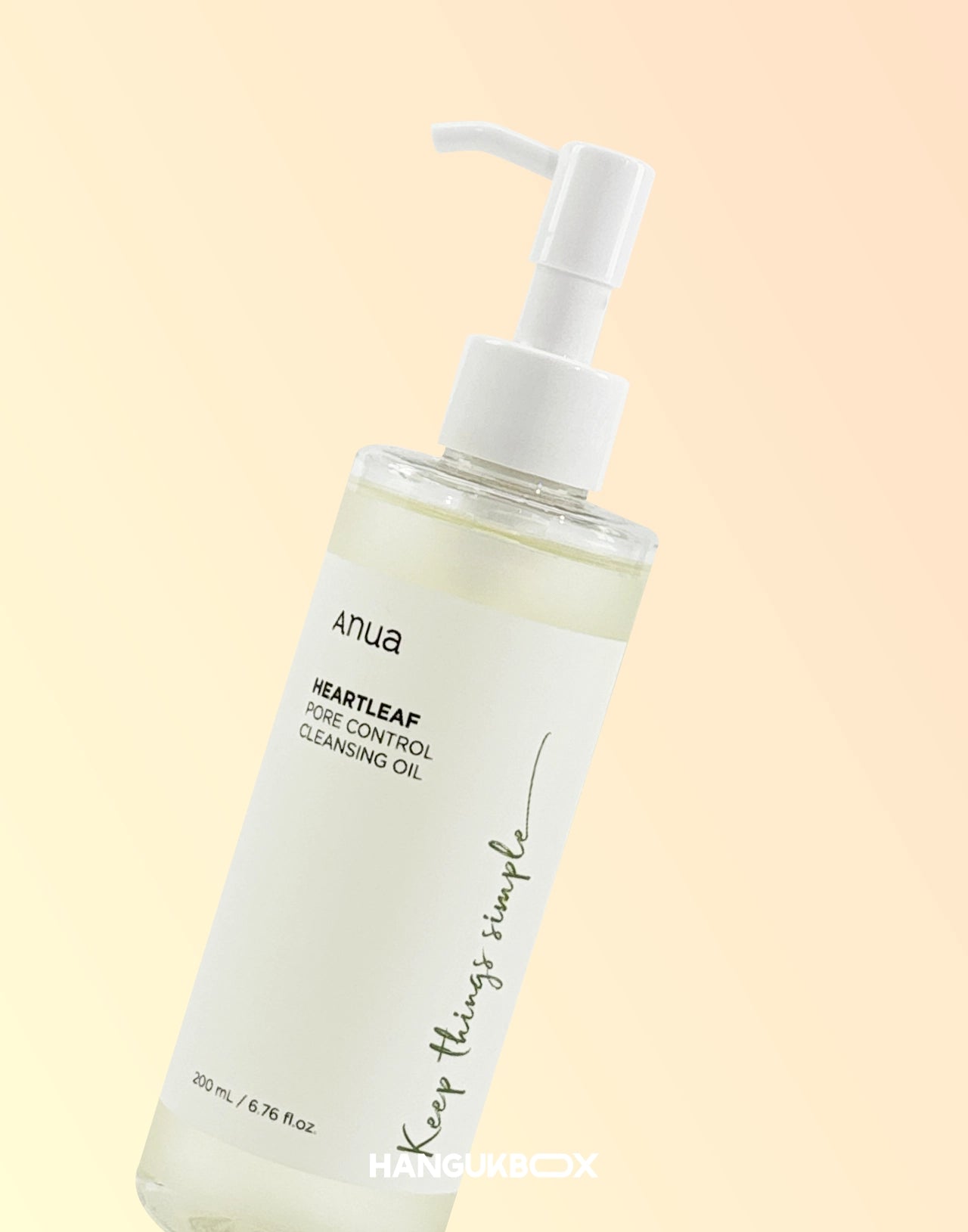 ANUA Heartleaf Pore Control Cleansing Oil 200ml front view